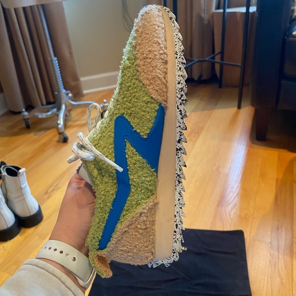 Rag & Bone Green Boucle Sneakers - Picture 7 of 9